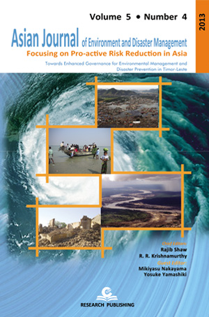 Asian Journal of Environment and Disaster Management