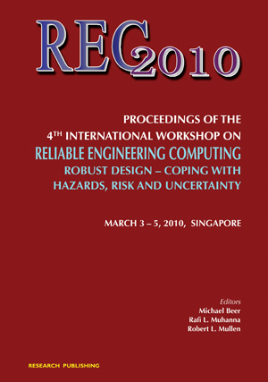 Reliable Engineering Computing Robust Design — Coping with Hazards, Risk and Uncertainty-0