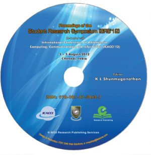 Proceedings of the Student Research Symposium (SRS’12)-0